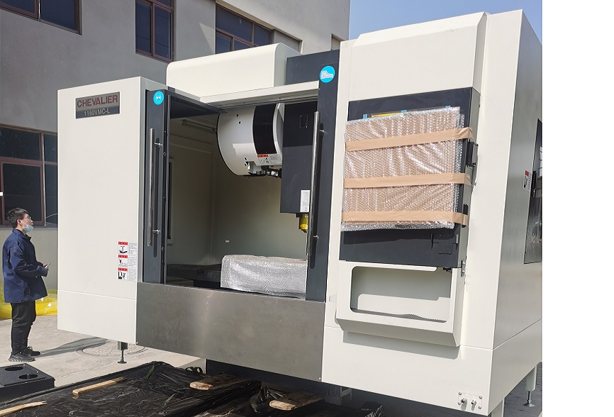 1160VMC-L加工中心交機現(xiàn)場